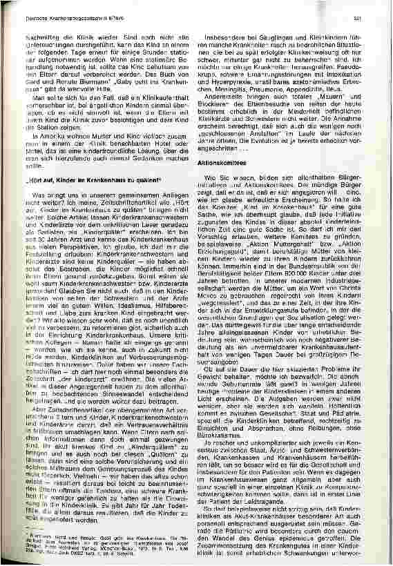 Vorschauseite 4: Kind — Eltern — Krankenhaus