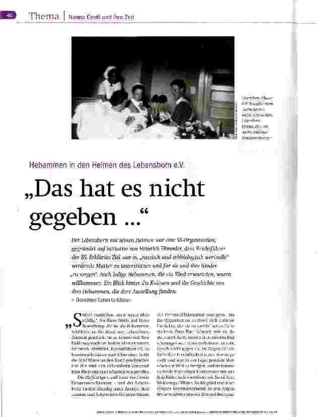Vorschauseite 1: Das hat es nicht gegeben...
