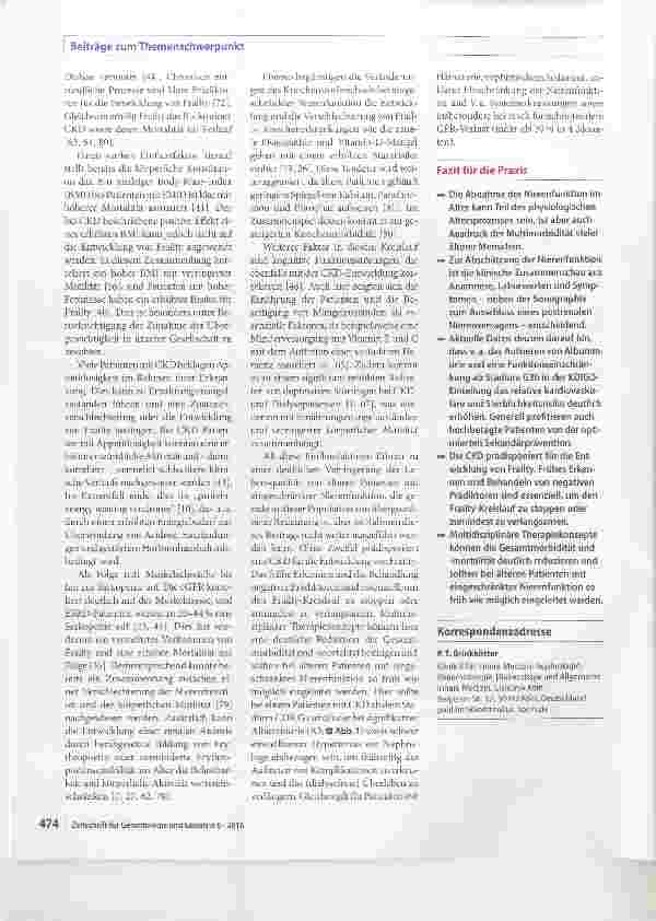 Vorschauseite 5: Rückgang der Nierenfunktion im Alter