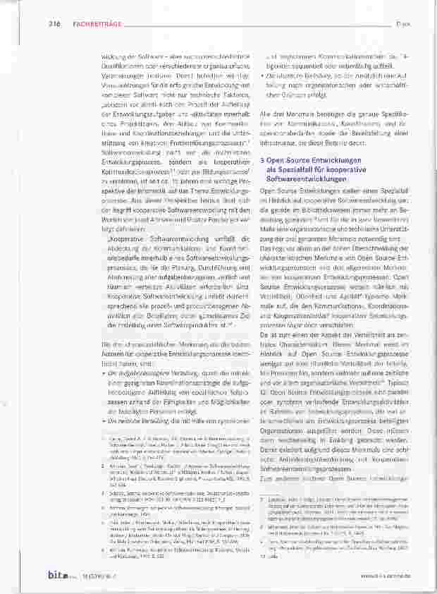 Vorschauseite 2: Klein aber oho!Einfache kooperative Softwareentwicklung in Bibliotheken am Beispiel von beluga core