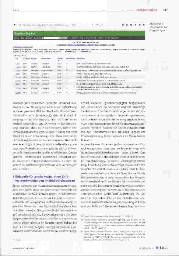 Vorschauseite 3: Klein aber oho!Einfache kooperative Softwareentwicklung in Bibliotheken am Beispiel von beluga core