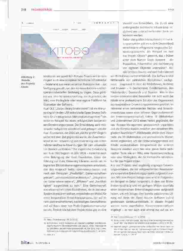 Vorschauseite 4: Klein aber oho!Einfache kooperative Softwareentwicklung in Bibliotheken am Beispiel von beluga core