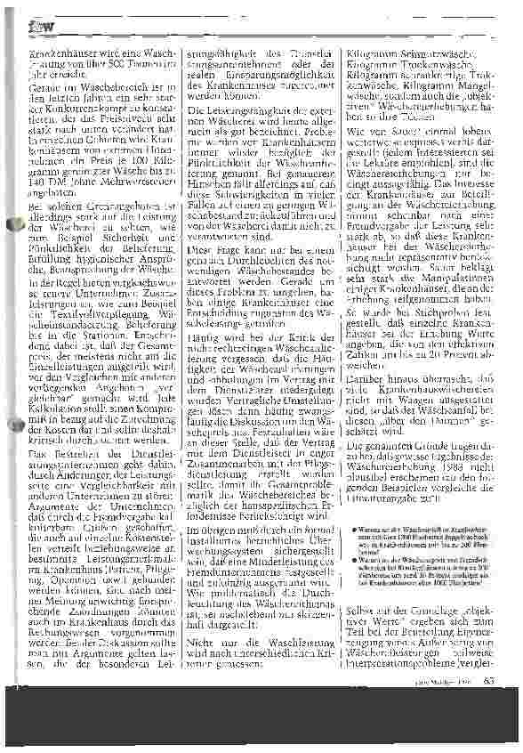 Vorschauseite 2: Fremdleistungen im Krankenhaus