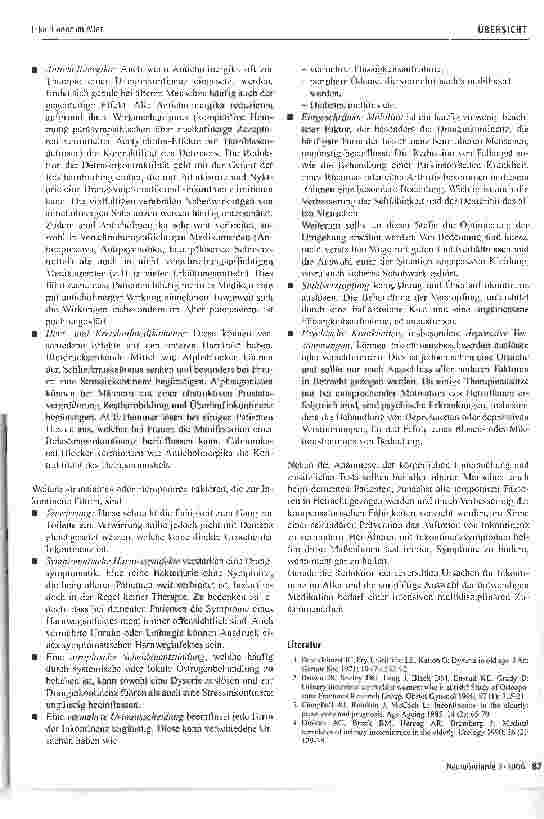 Vorschauseite 3: Reversible Störungen der Kontinenz im Alter