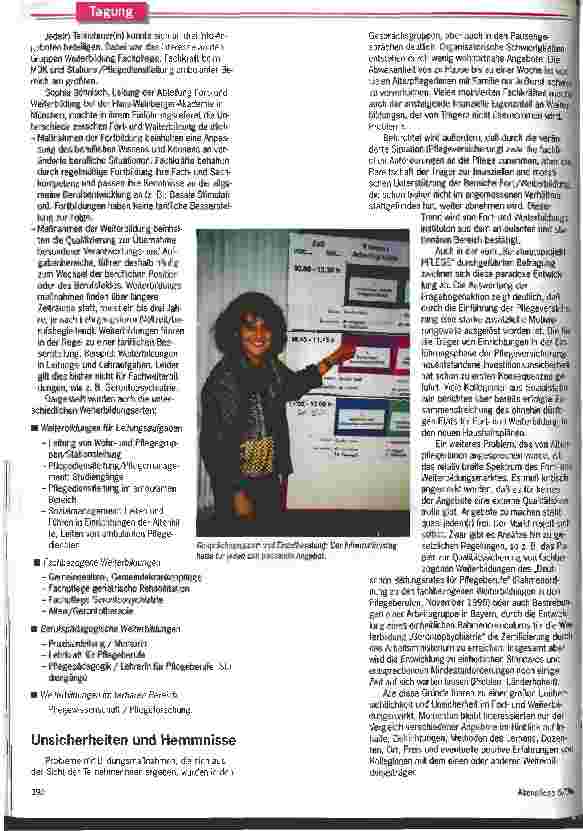 Vorschauseite 2: Meine Zukunft als Altenpflegerin Ein Informationstag zur Karriereplanung für Pflegepersonal