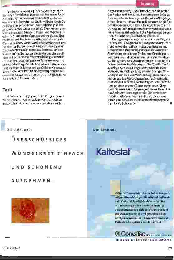 Vorschauseite 3: Meine Zukunft als Altenpflegerin Ein Informationstag zur Karriereplanung für Pflegepersonal