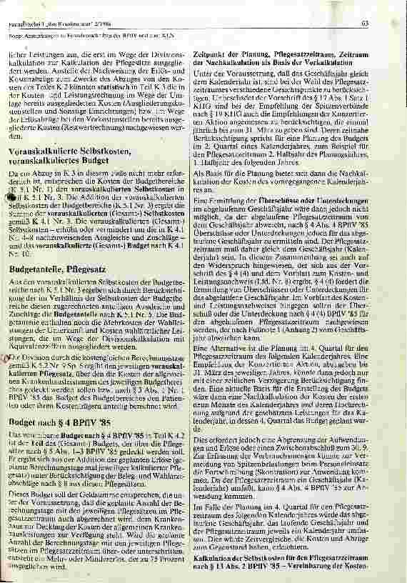 Vorschauseite 2: Anmerkungen zu Einzelvorschriften der BPFLV und zum KLN