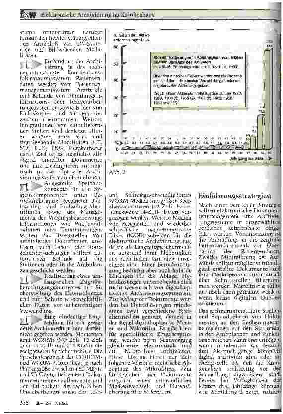Vorschauseite 4: Elektronische Archivierung im Krankenhaus