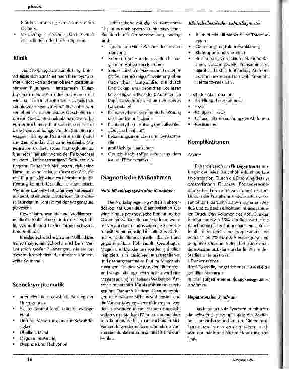 Vorschauseite 2: Portale Hypertension mit Ösophagusvarizenblutung