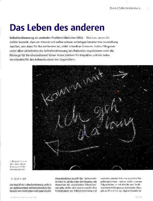 Vorschauseite 1: Das Leben des anderen