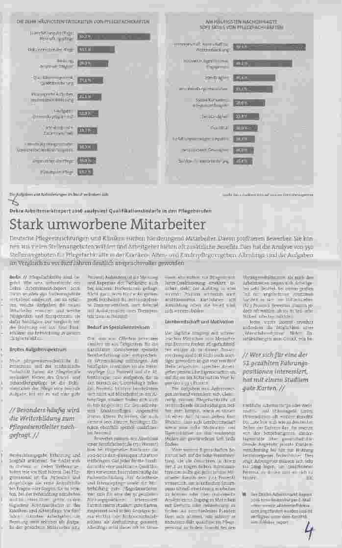 Vorschauseite 1: Stark umworbene Mitarbeiter