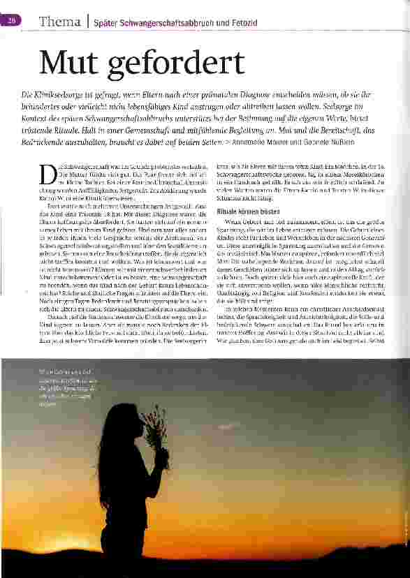 Vorschauseite 1: Mut gefordert