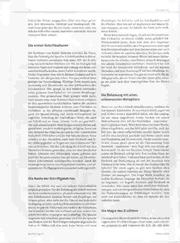 Vorschauseite 2: Sprache und Kultur