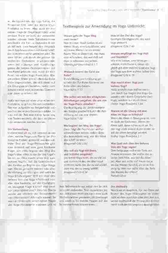 Vorschauseite 2: Das Üben mit Texten der Yoga-Philosophie