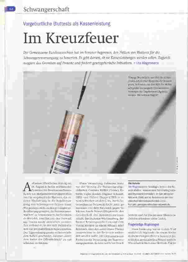 Vorschauseite 1: Im Kreuzfeuer