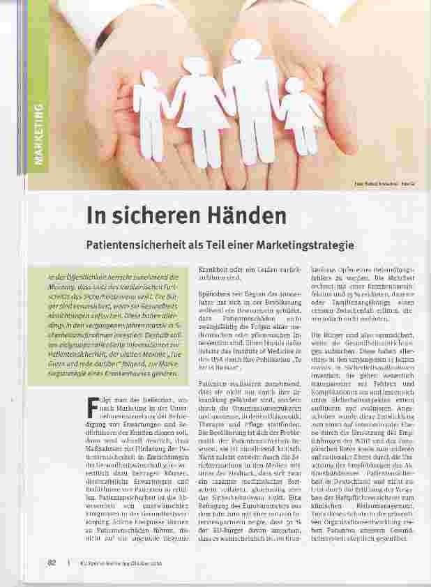 Vorschauseite 1: In sicheren Händen