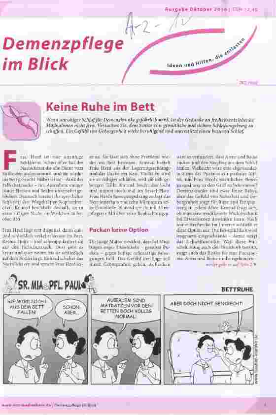 Vorschauseite 1: Keine Ruhe im Bett