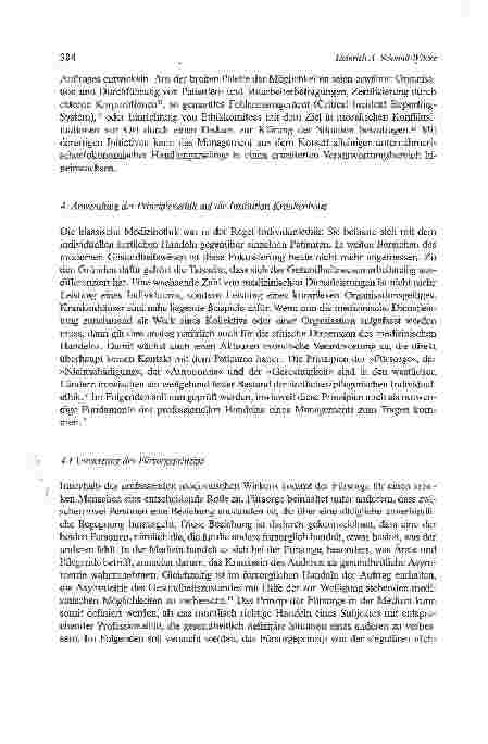 Vorschauseite 6: Zur ethischen Verantwortung eines Krankenhausmanagements
