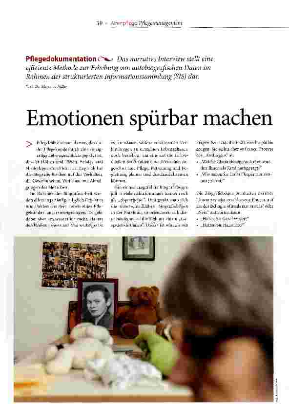 Vorschauseite 1: Emotionen spürbar machen