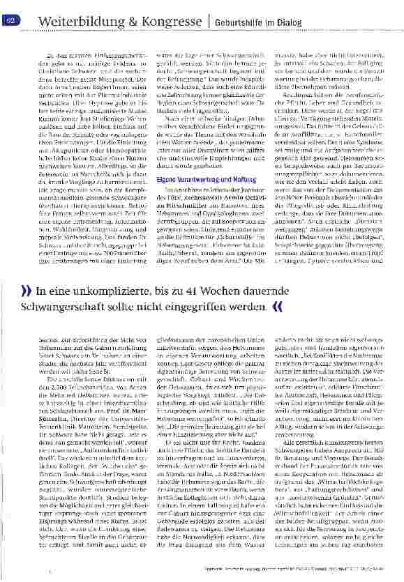 Vorschauseite 2: Tun oder lassen?