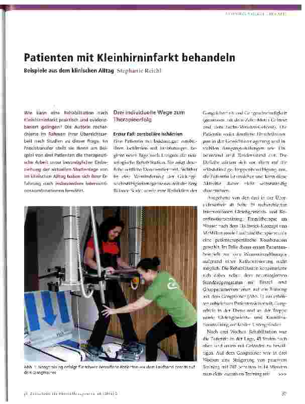 Vorschauseite 1: Patienten mit Kleinhirninfarkt behandeln