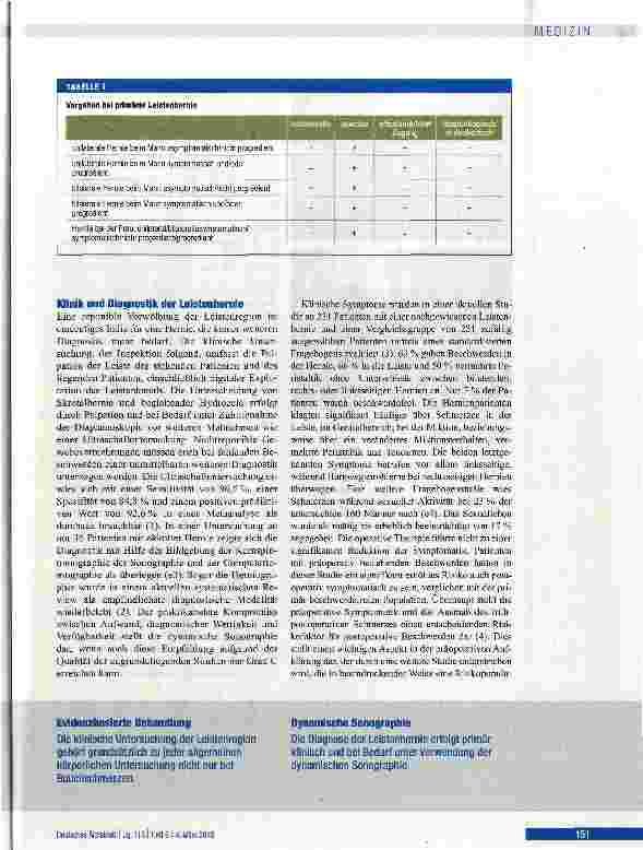 Vorschauseite 2: Evidenzbasierte Behandlung der Leistenhernie des Erwachsenen