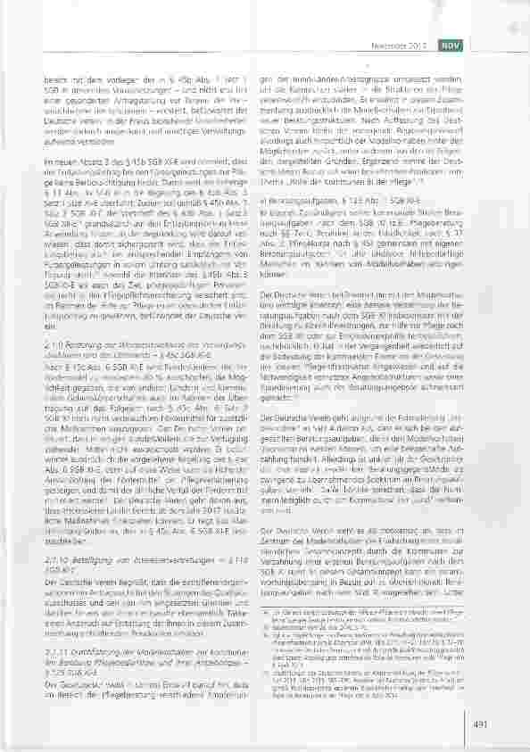 Vorschauseite 6: Stellungnahme des Deutschen Vereins zum Gesetzentwurf der Bundesregierung eines Dritten Gesetzes zur Stärkung der pflegerischen Versorgung und zur Änderung weiterer Vorschriften (…