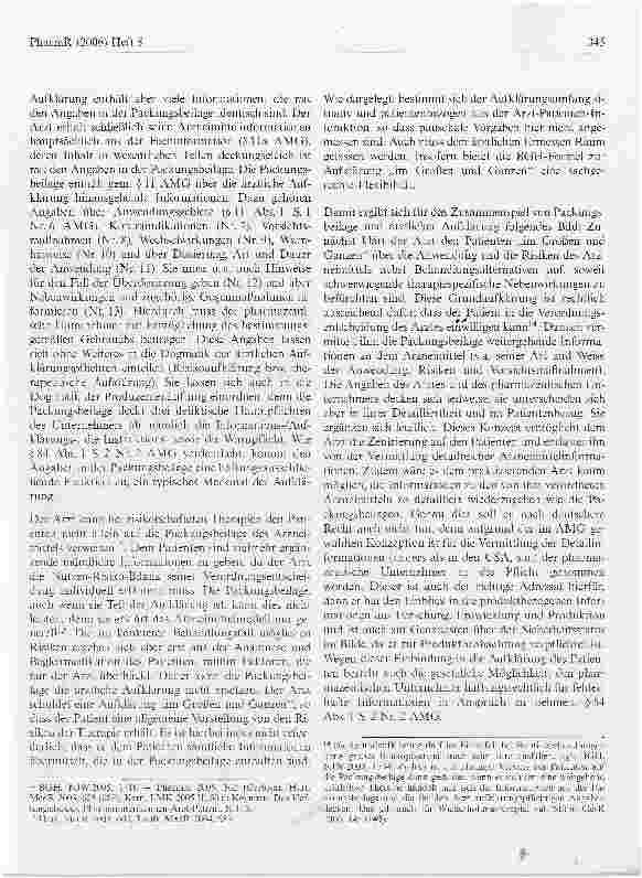 Vorschauseite 3: Der pharmaceutical informed consentDas Modell zur Aufklärung und Information des Patientenvor der Arzneitherapie