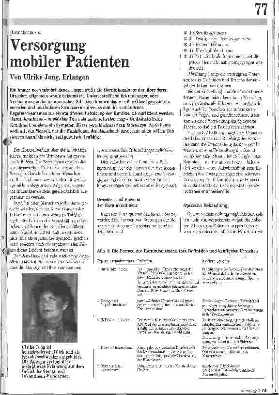 Vorschauseite 1: Versorgung mobiler Patienten