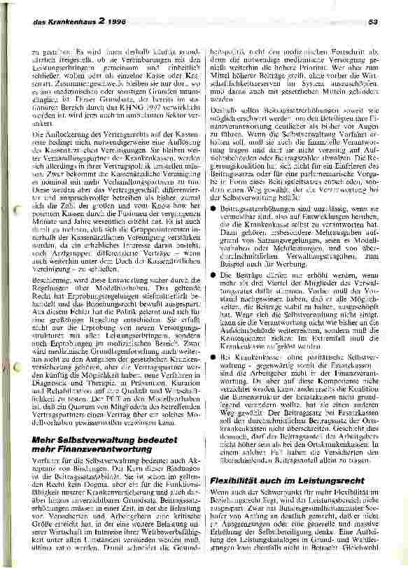 Vorschauseite 5: Wohin steuert die Gesundheitspolitik? Vorstellungen der Bundesregierung zur Weiterentwicklung des Gesundheitswesens und zur politischen Umsetzung