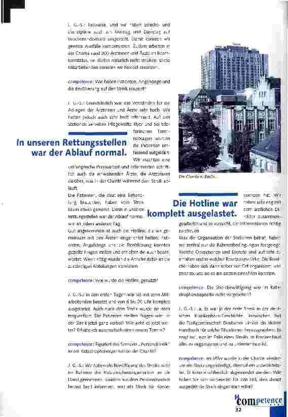 Vorschauseite 2: Wenn im Spital die Ärzte steiken