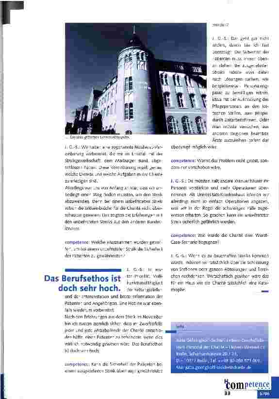 Vorschauseite 3: Wenn im Spital die Ärzte steiken