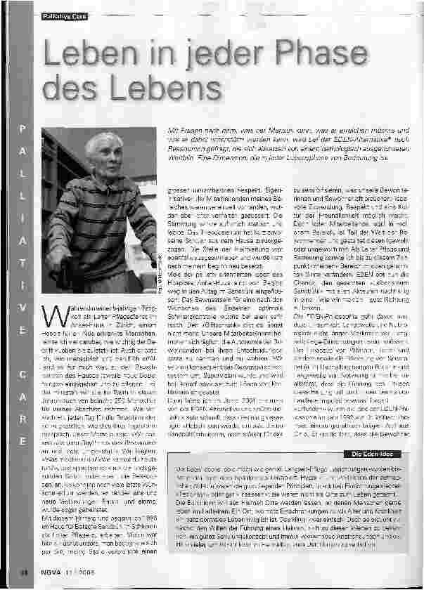 Vorschauseite 1: Leben in jeder Phase des Lebens