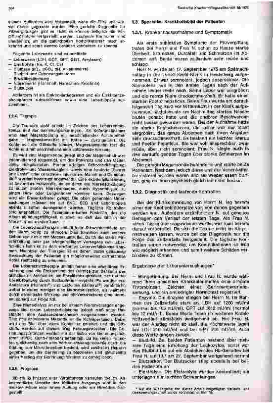 Vorschauseite 2: Pflege eines Ehepaares mit Knollenblätterpilzvergiftung