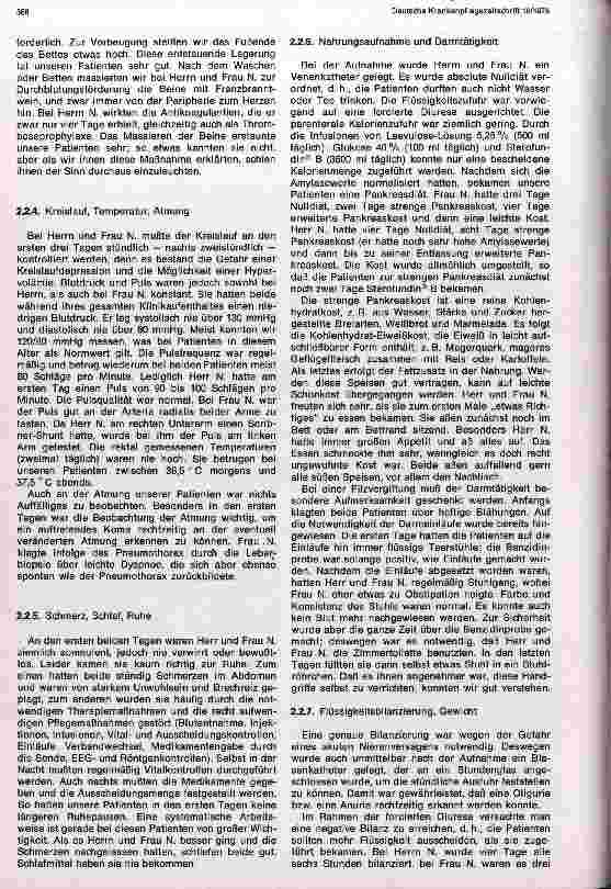 Vorschauseite 6: Pflege eines Ehepaares mit Knollenblätterpilzvergiftung