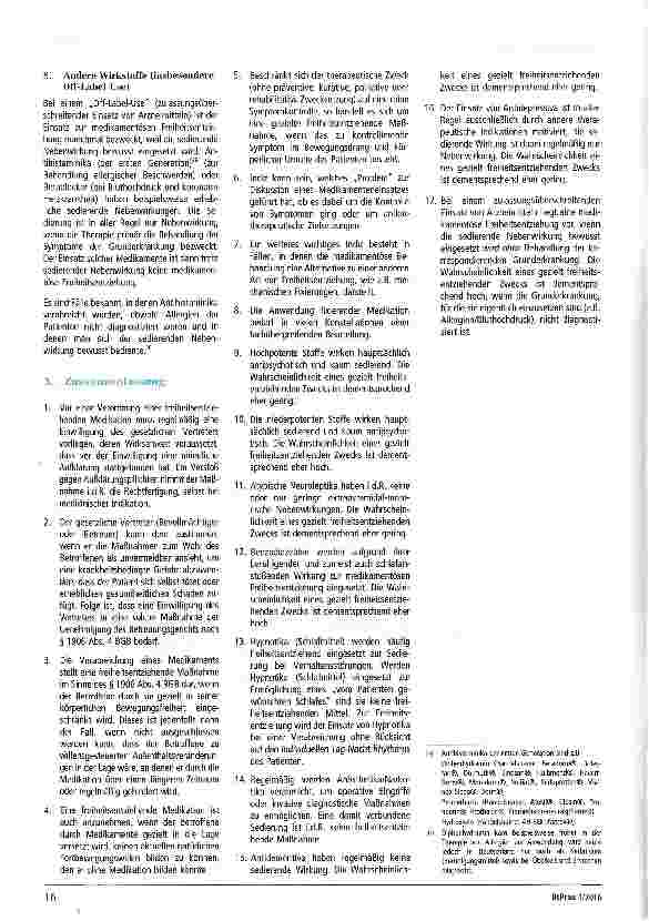 Vorschauseite 5: Freiheitsentziehung durch Medikamente nach § 1906 Abs. 4 BGB