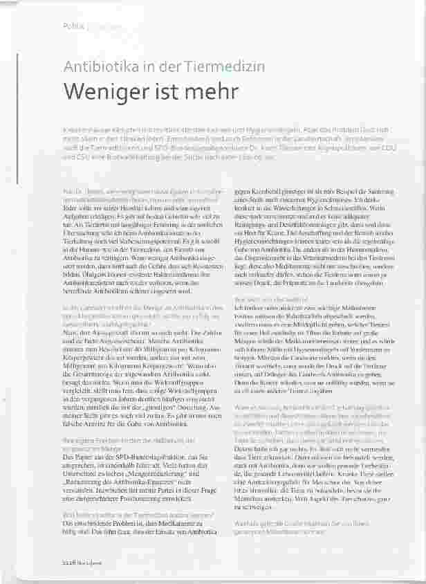 Vorschauseite 1: Weniger ist mehr