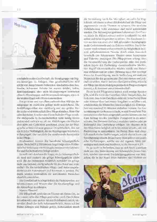Vorschauseite 2: CareSlam, weil wir der Pflege eine Stimme geben!