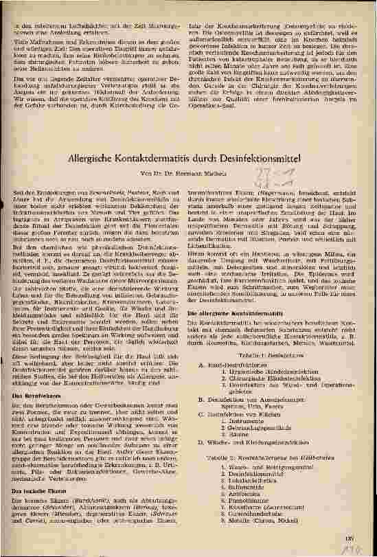Vorschauseite 1: Allergische Kontaktdermatitis durch Desinfektionsmittel
