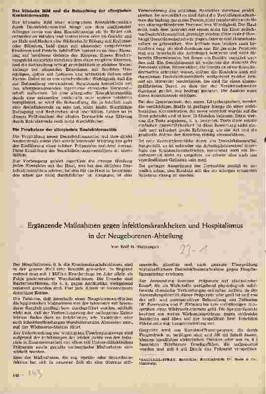 Vorschauseite 3: Allergische Kontaktdermatitis durch Desinfektionsmittel