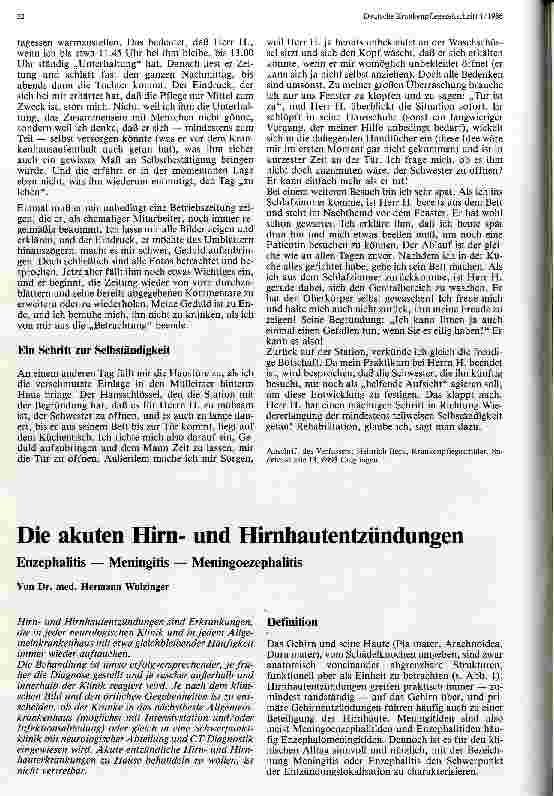 Vorschauseite 2: Häusliche Pflege nach einem apoplektischem Insult Kurzbericht aus einem Gemeindepraktikum