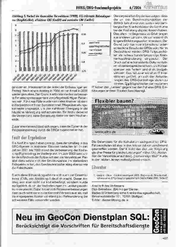 Vorschauseite 5: Anpassungsprozesse der Krankenhäuser an das DRG-System - Ergebnisse der DRG-Benchmarkprojekte der BWKG