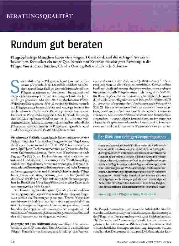 Vorschauseite 1: Rundum gut beraten