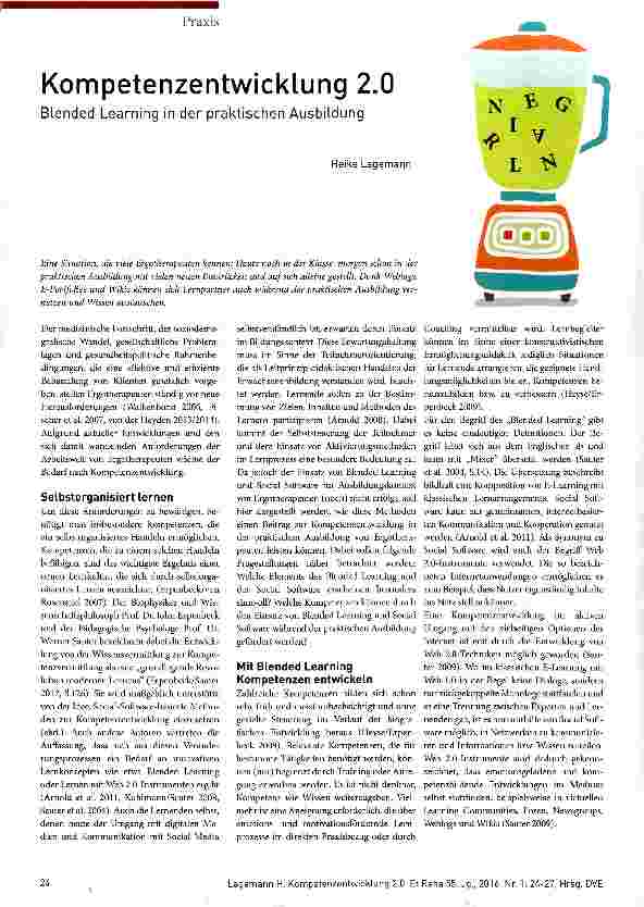 Vorschauseite 1: Kompetenzentwicklung 2.0