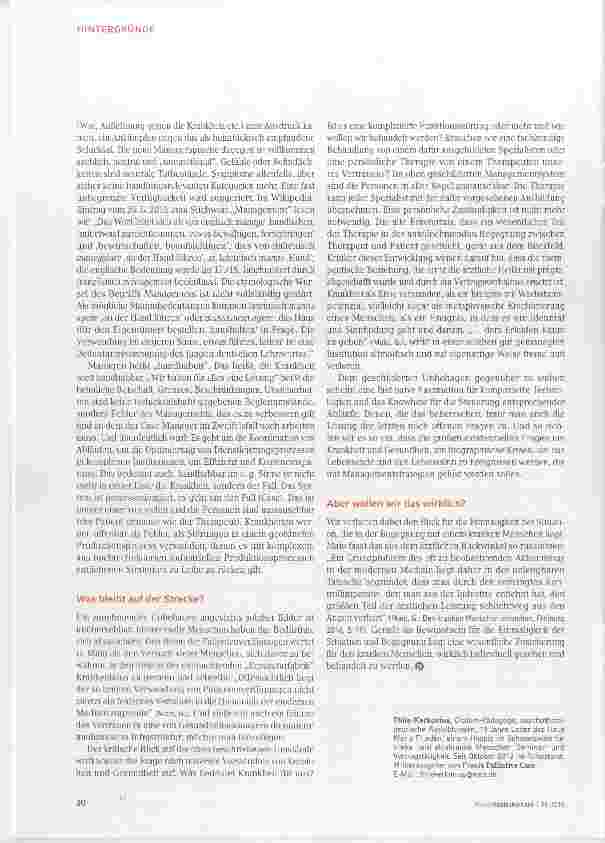 Vorschauseite 3: Case Managementfür den Fall der Fälle