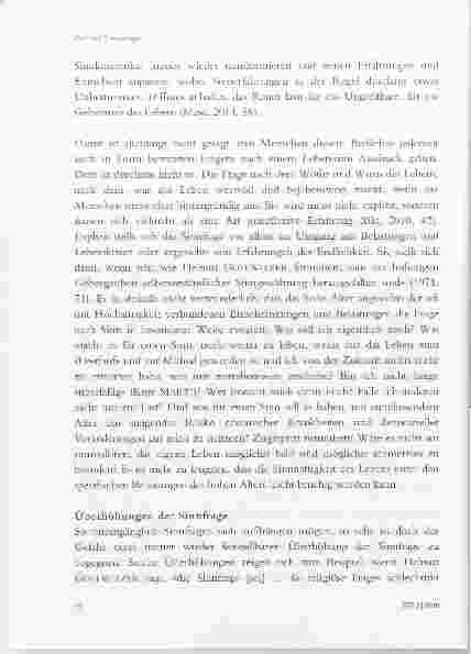 Vorschauseite 5: GOTT ALS SINNGARANT? GEGEN DEN MISSBRAUCH DES GOTTESVERWEISES BEI DER BEWÄLTIGUNG VON SINNKRISEN IM HOHEN ALTER