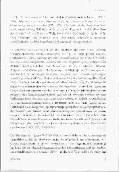 Vorschauseite 6: GOTT ALS SINNGARANT? GEGEN DEN MISSBRAUCH DES GOTTESVERWEISES BEI DER BEWÄLTIGUNG VON SINNKRISEN IM HOHEN ALTER