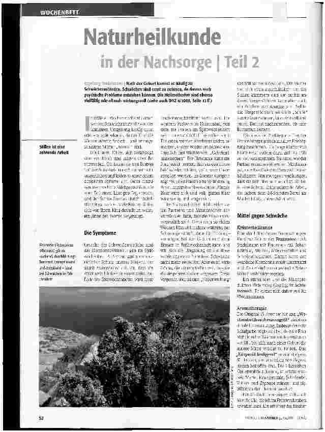 Vorschauseite 1: Naturheilkunde in der Nachsorge Teil 2