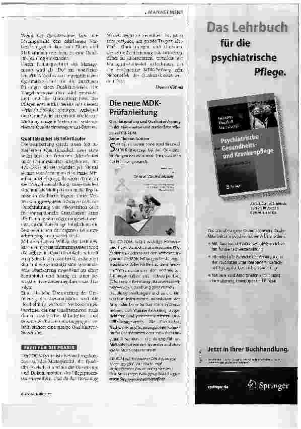 Vorschauseite 2: Der PDCA-Zyklus im Qualitätsmanagement