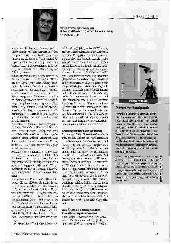 Vorschauseite 2: Neue Kunden, neue Dienstleistungen
